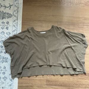 Olive Green Women's Top